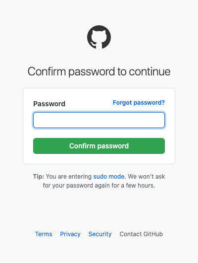 GitHub password graphic